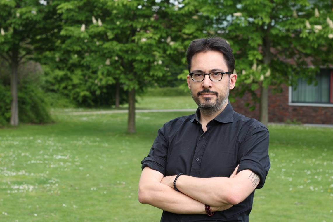 Portrait du chercheur Michel Leroy, de l&#039;Institut Erich-Brost (Université de Dortmund).