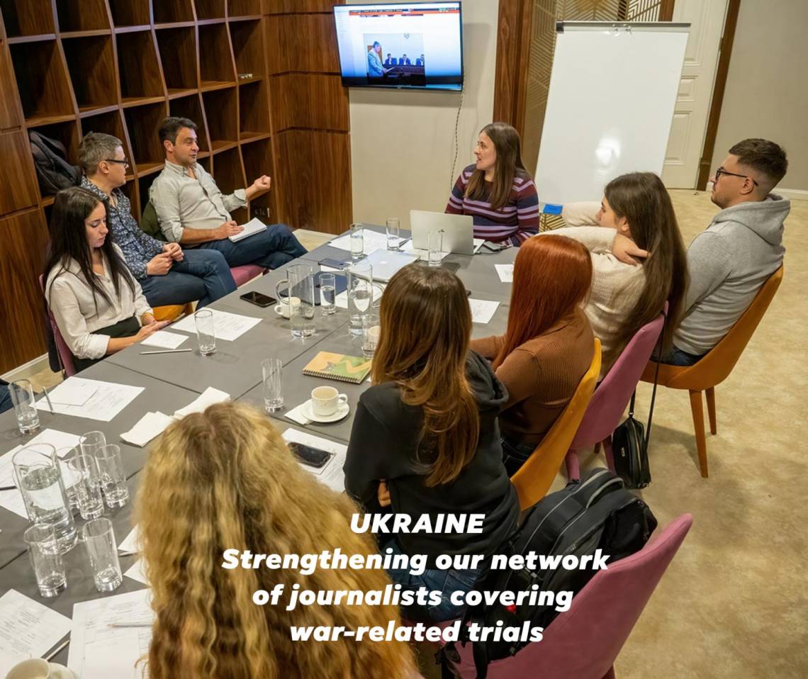 Pendant la session de formation à Lviv, en Ukraine