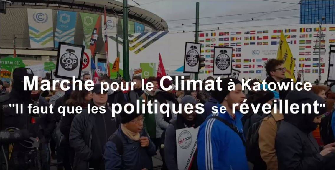 Marche pour le climat à Katowice