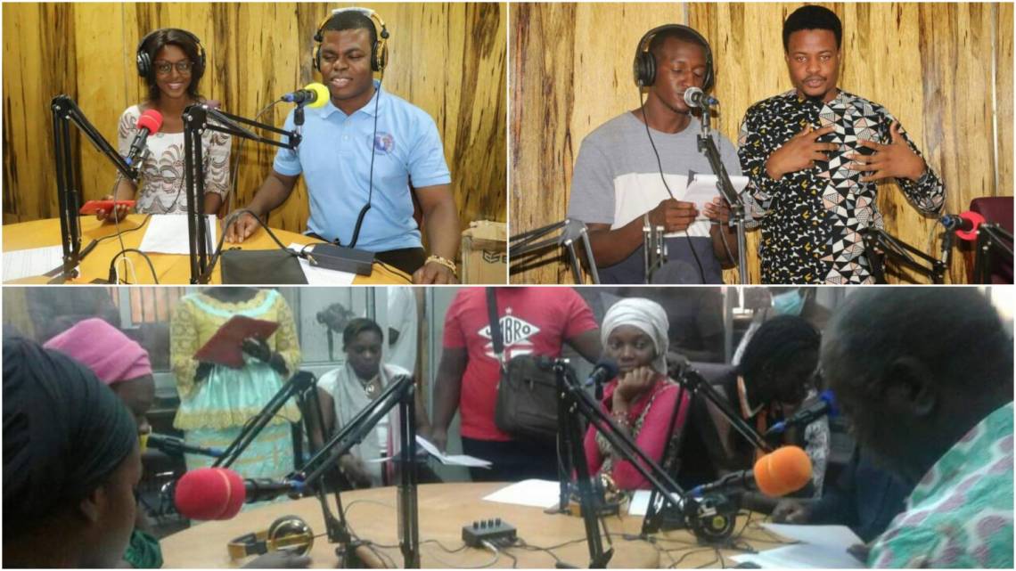 Etudiants de l&#039;UCAO en pleine formation au Studio Tamani à Bamako