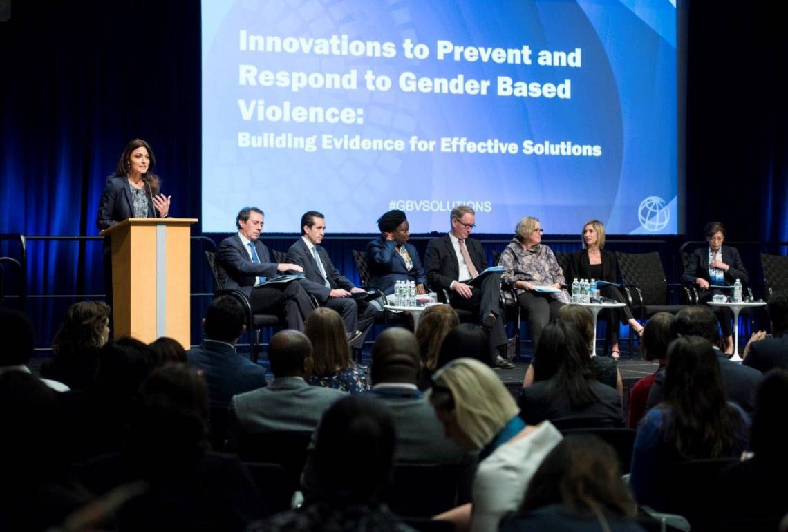 A World Bank award for innovative work on the prevention of gender based violence