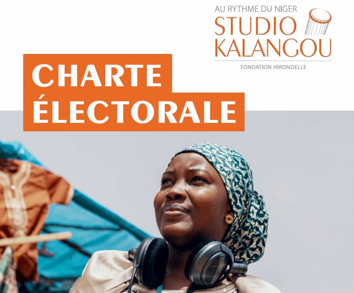 Cover page of Studio Kalangou&#039;s electoral charter 2020.