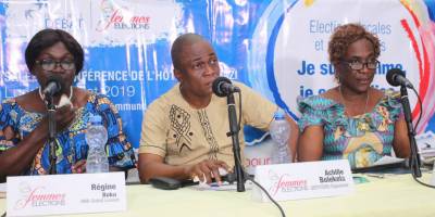 Discussion about women's involvment in elections in DRC