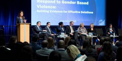 A World Bank award for innovative work on the prevention of gender based violence