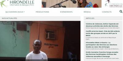 Launch of the Studio Hirondelle DRC website