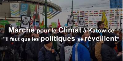 Marche pour le climat à Katowice