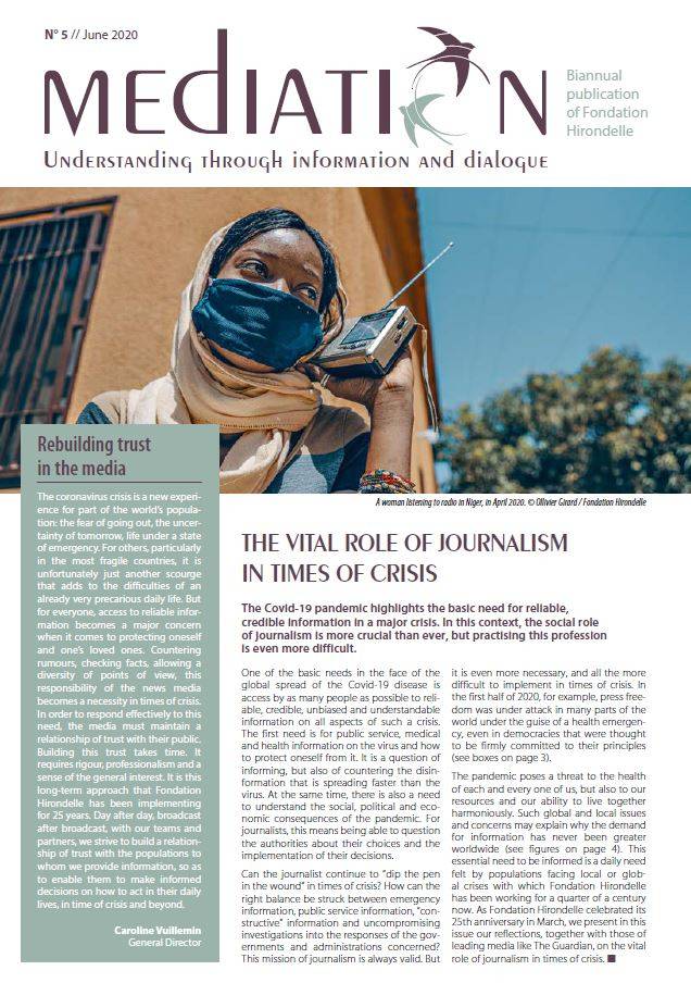The Vital Role of Journalism in Times of Crisis - MEDIATION N°5