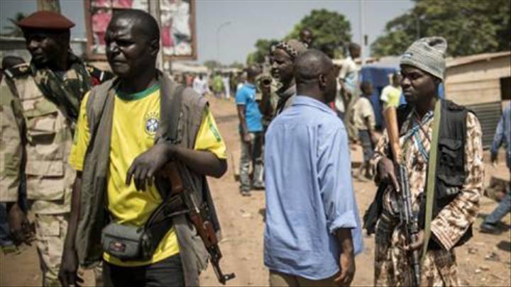 La ville de Kaga Bandoro sous l&#039;emprise des rebelles de la Séléka en août 2017 