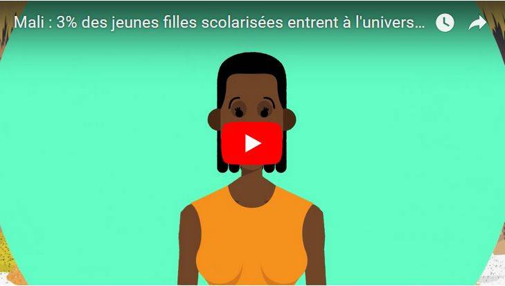 Studio Tamani produit une vidéo animée sur la scolarisation des jeunes filles au Mali
