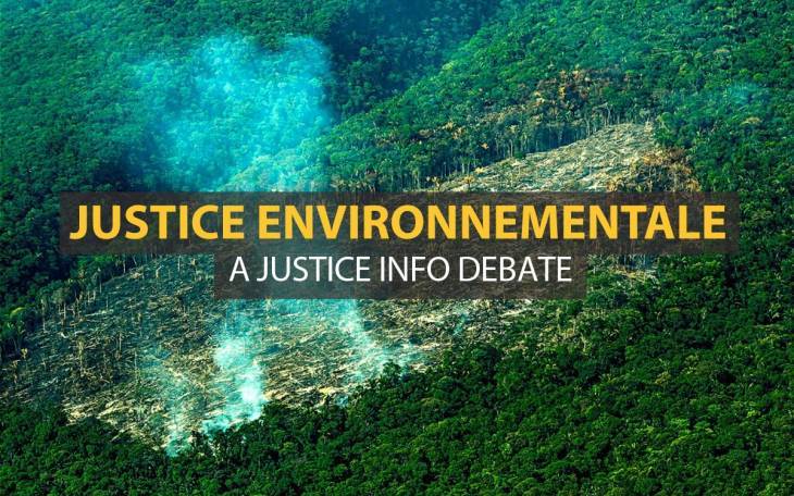 A discussion on Environmental Justice organized par Justice Info in The Hague