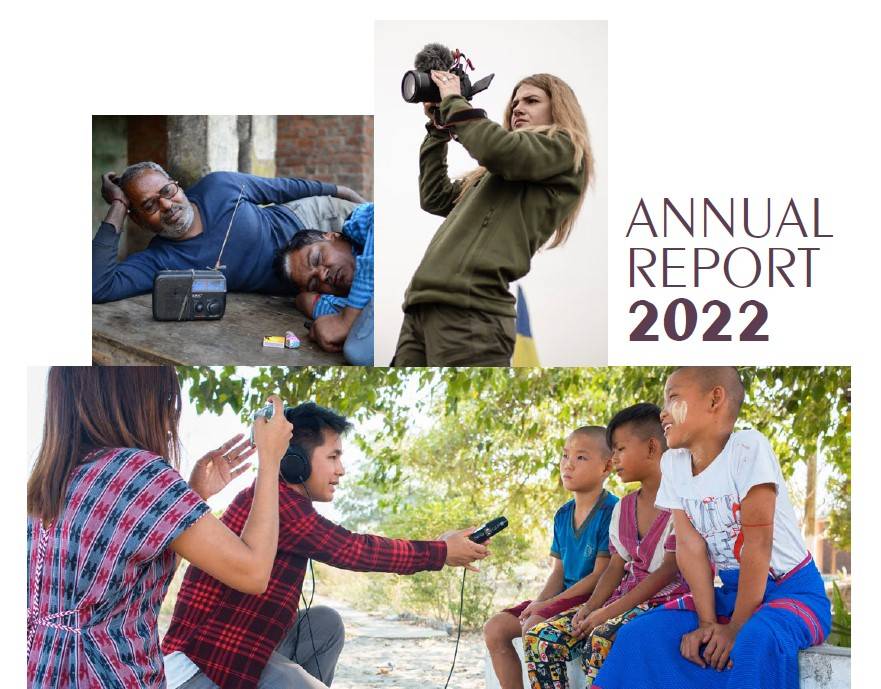 Die Titelseite unseres Jahresberichts 2022. 